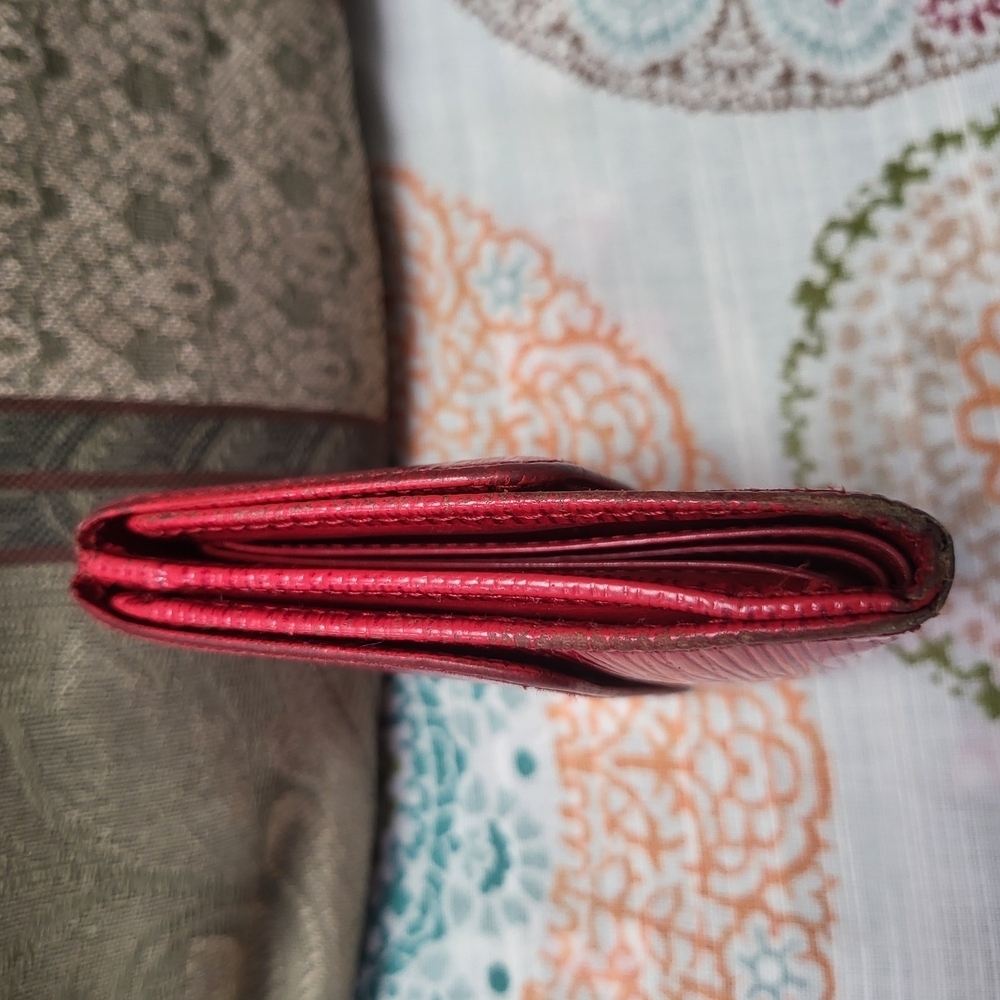 Louis Vuitton Red Epi Leather Wallet - Picture 8 of 8